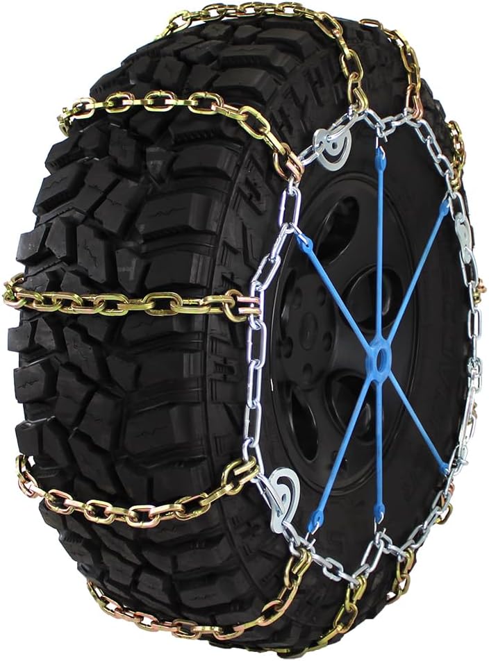 Quality Chain Light Truck Wide Base Square Link Alloy Cam-Style Tire Chains (3129SLC)