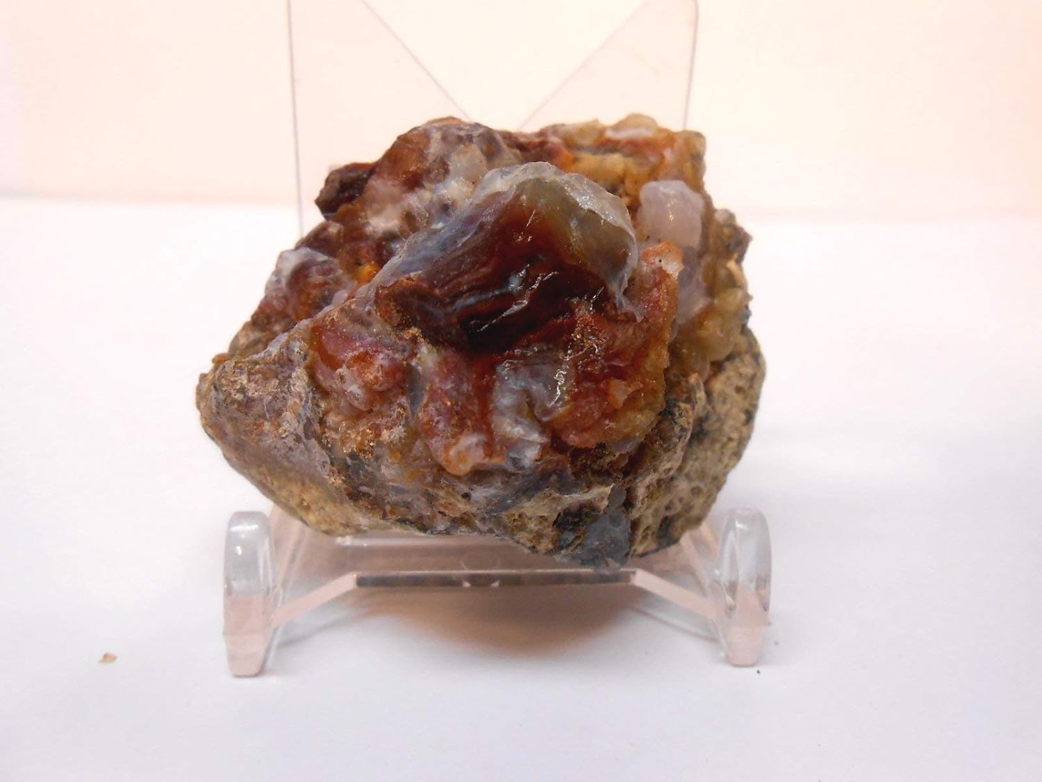 Aguascalientes, Mexico Mine Run Fire Agate Rough for Rock Tumblers 8 oz.