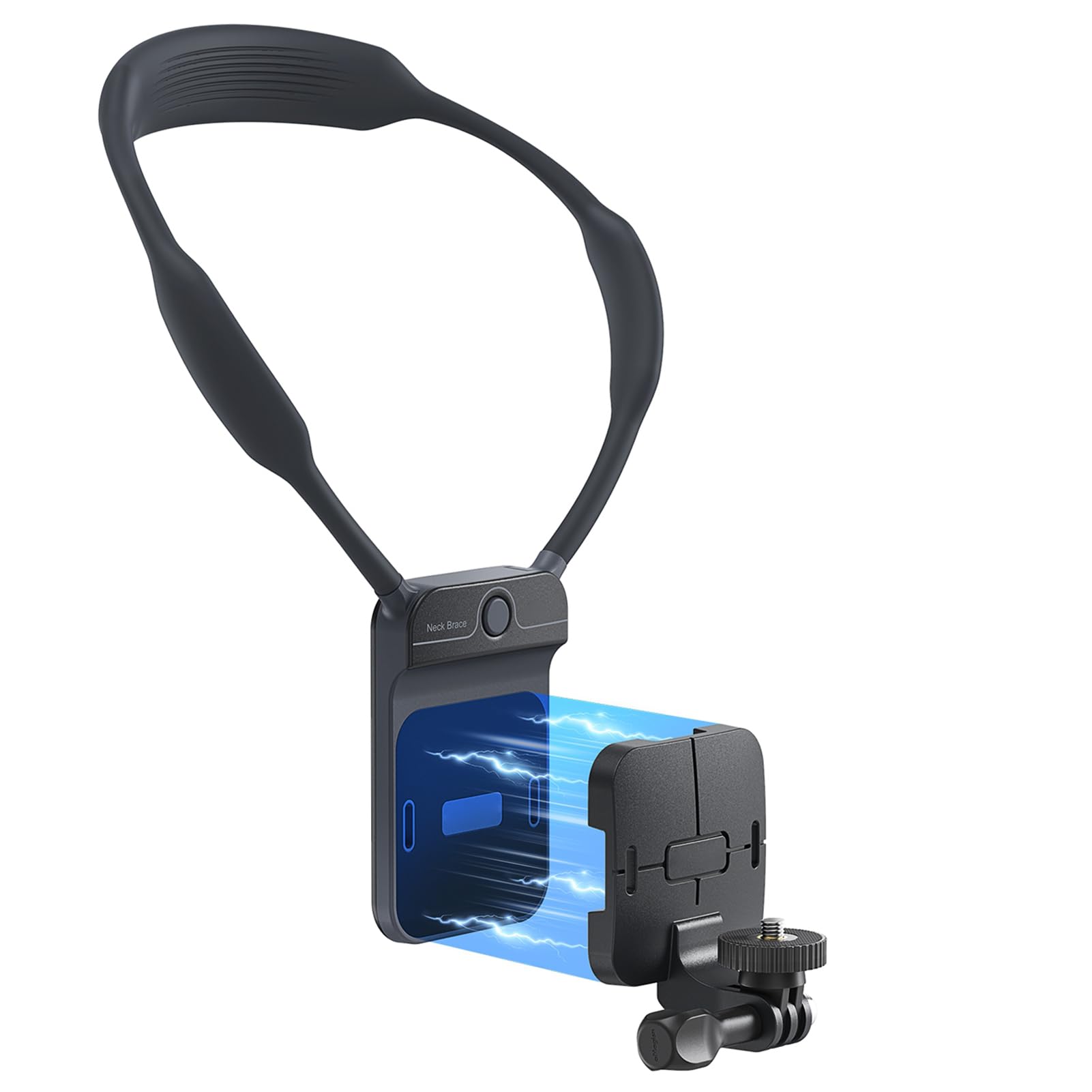 Supporto per Action Camera Al Collo con Base Magnetica Robusta e Cinghia