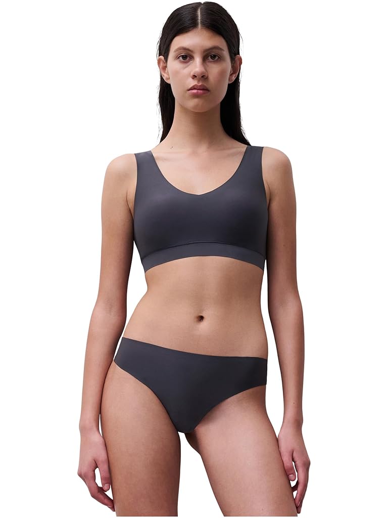 Gray Chantelle Soft Stretch Thong