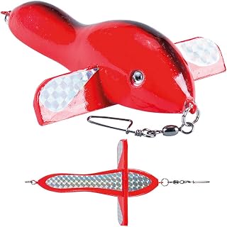 Sugoi AIRFISH - Avión de atún para Pesca al curricán, 15 cm, Color Rojo