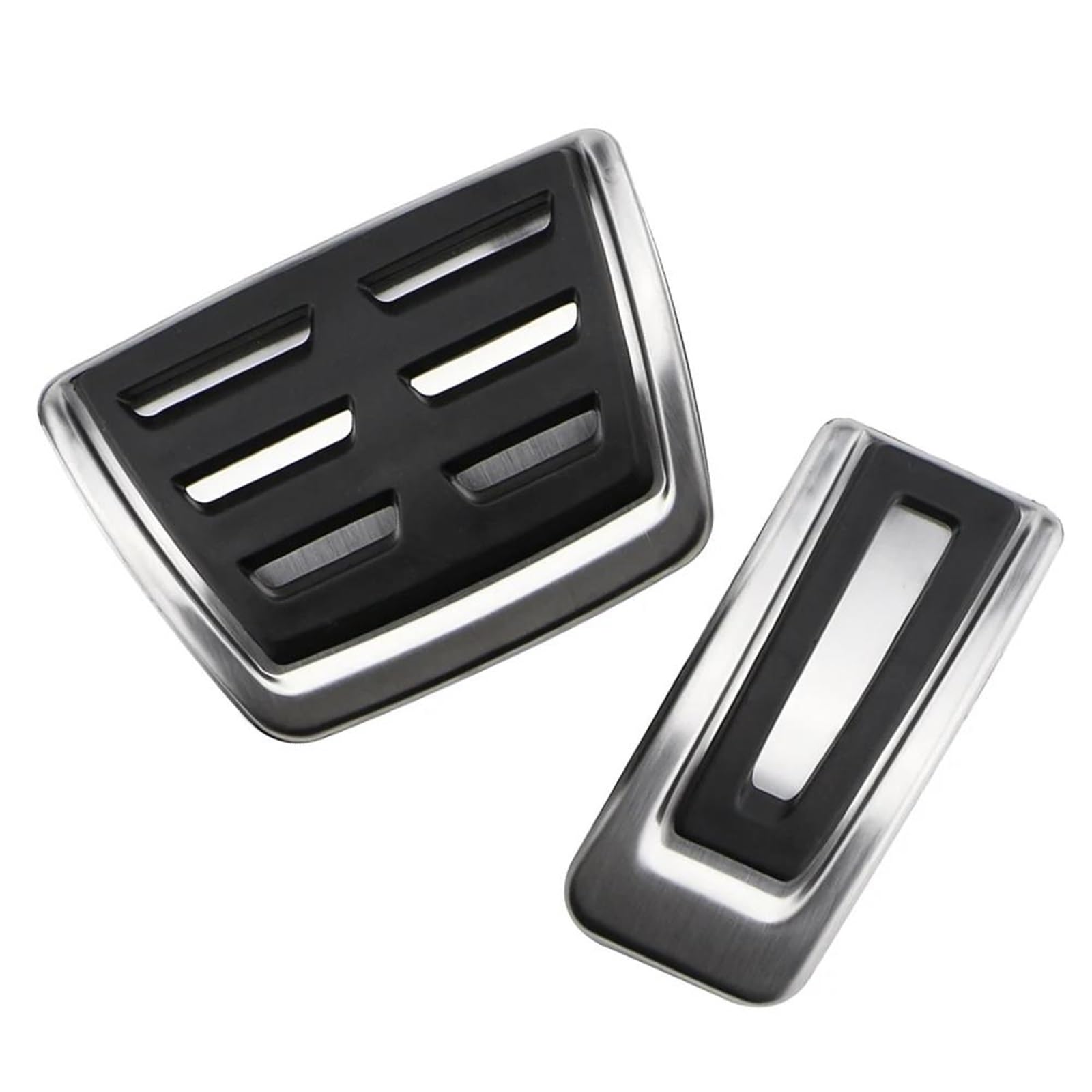 Auto Pedalabdeckung Für VW Für E-UP Für EUP UP! 2015-2022 Edelstahl Auto Gas Bremspedal Schutzpolster Abdeckung LHD Autopedale Foot Rest Pedal Abdeckung(1Pc Rest Pedal)