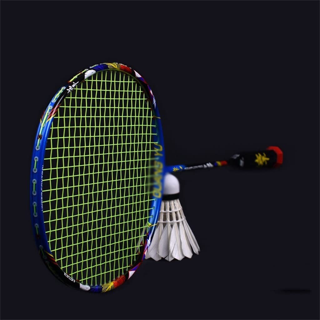 8U Badminton Racket -light Full Carbon Racket Conjoined Handle Offensive and Defensive Badminton Racket Single Shot