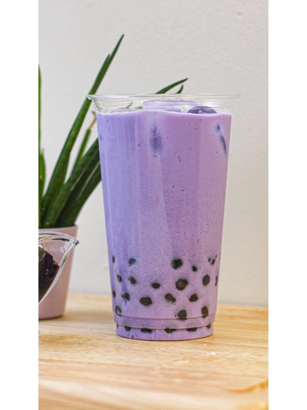 Kit de té de burbujas mixtas de bricolaje premium |Popping Boba, gelatina de varios sabores, bolsitas de té verde, jarabes de diferentes sabores y leche en polvo (8 porciones) de Boba Bar London.