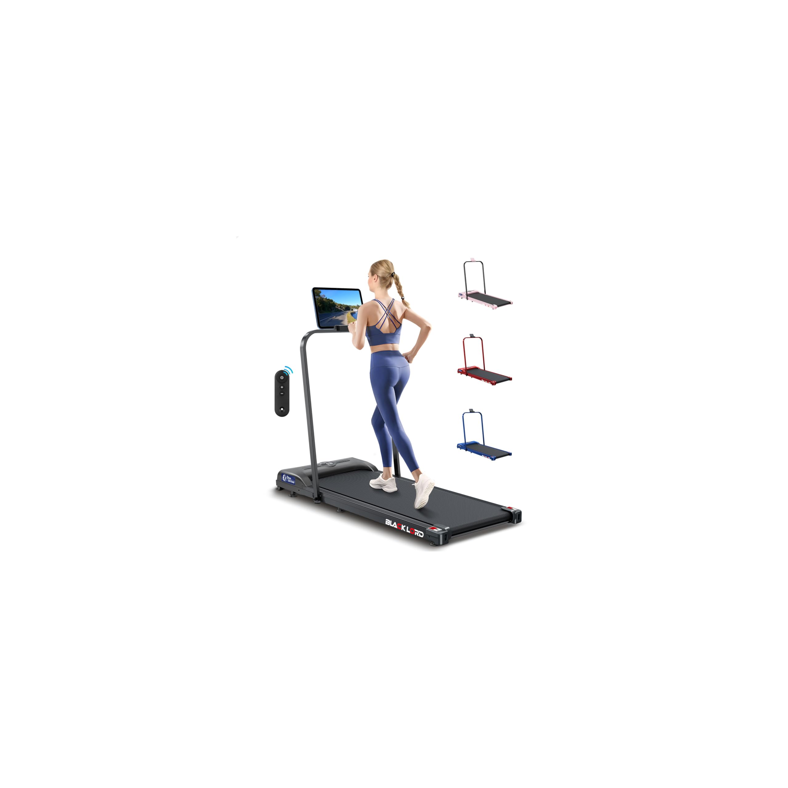 Tapis Roulant 2 In 1 Sotto La Scrivania, Tapis Roulant Elettrico 560W Con Schermo Led Argento