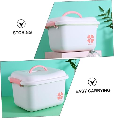 Miniatura 7 de Cabilock 2 unids vendajes almacenamiento coche hogar esencial familia multicapa para ayuda medicina enfermería kit portátil contenedor gabinete de