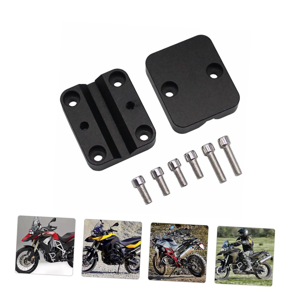 PRETYZOOM Soporte de Navegación para Moto Soporte para GPS de Moto para Viajes Fabricado Material Resistente para Uso Carretera