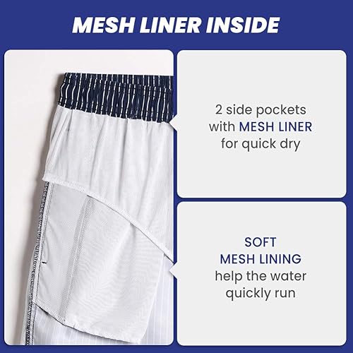 Miniatura 3 de maamgic Mens Slim Fit Swim Shorts Swim Trunks 7 inch Quick Dry Mens Bathing Suits with Mesh Lining