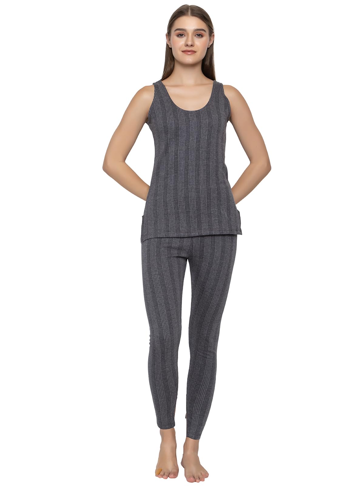 Thermal wear for Women Set for Winter | Thermal Wear Set for Women |Sleeveless Cotton Thermal Wear for Women Set-image-36