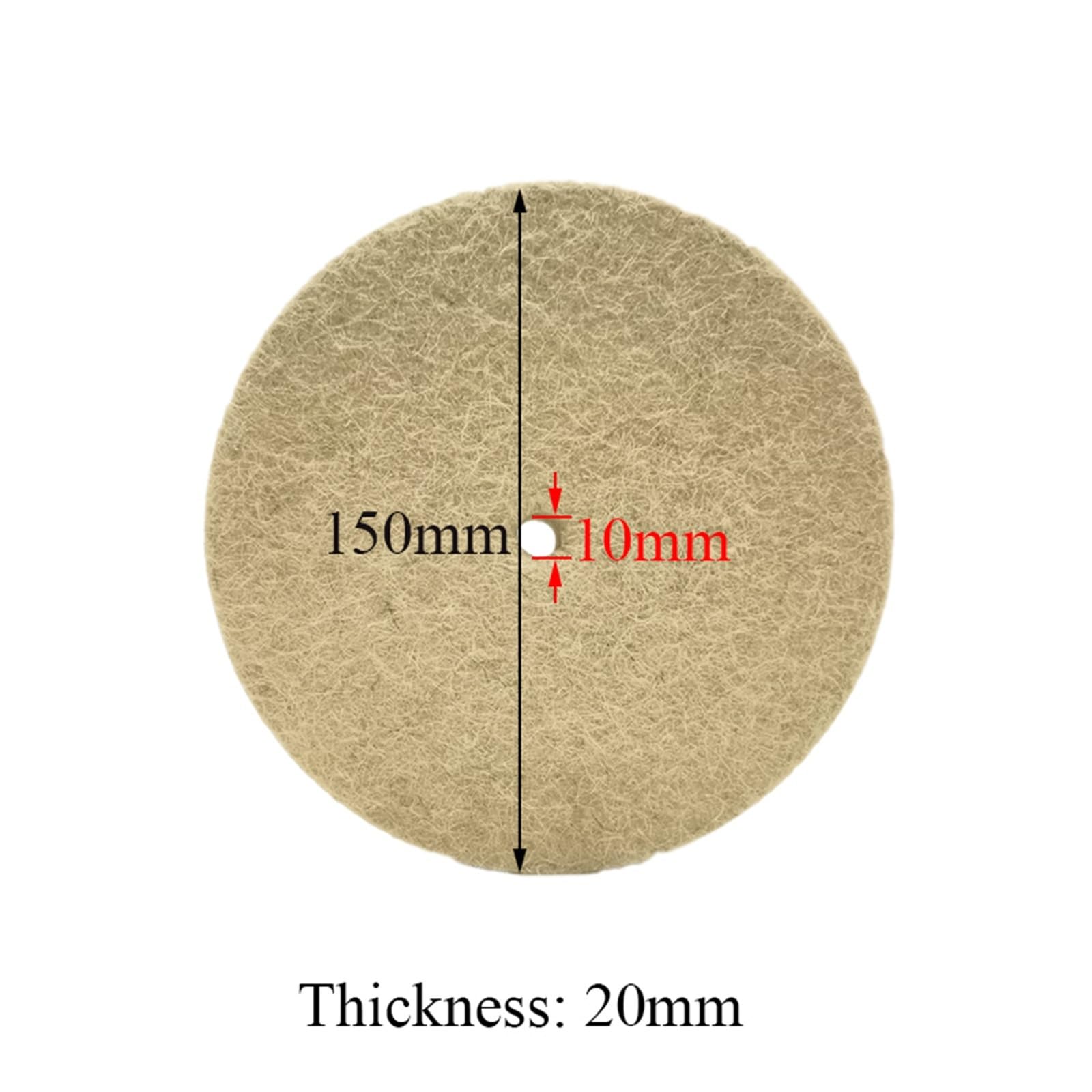 Narzędzia Do Tarcz Polerskich, Tarcze Listkowe 1 Szt. Wełna Polerowanie Polerowanie Ściernica Polerka Podkładka Tarczowa/150Mm/Wool Wheel