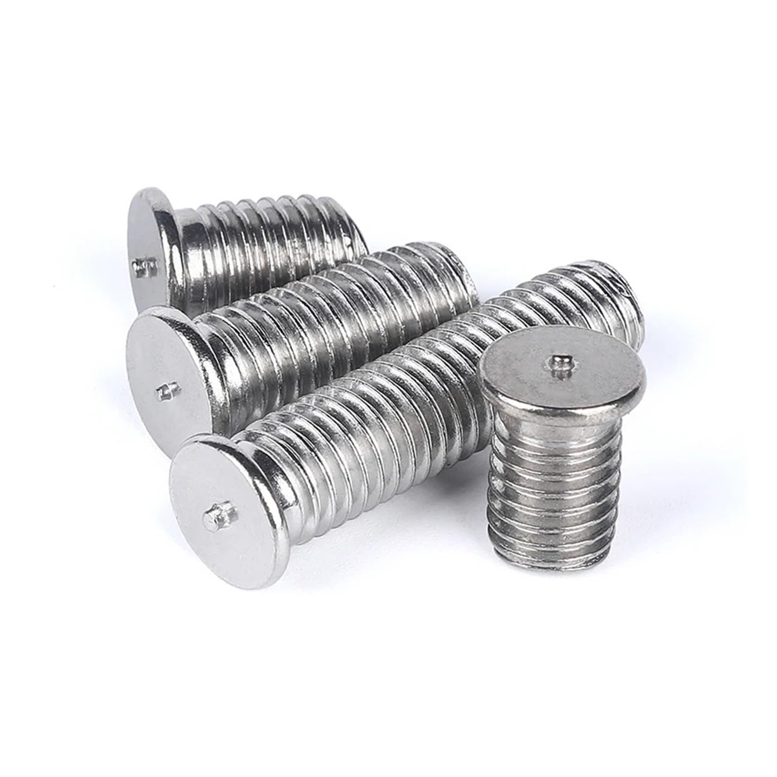 Perni a saldare in acciaio inossidabile, Viti for saldatura a punti in acciaio inossidabile 10-24 for a 200 pezzi Argento Dimensioni multiple(1",8-32)