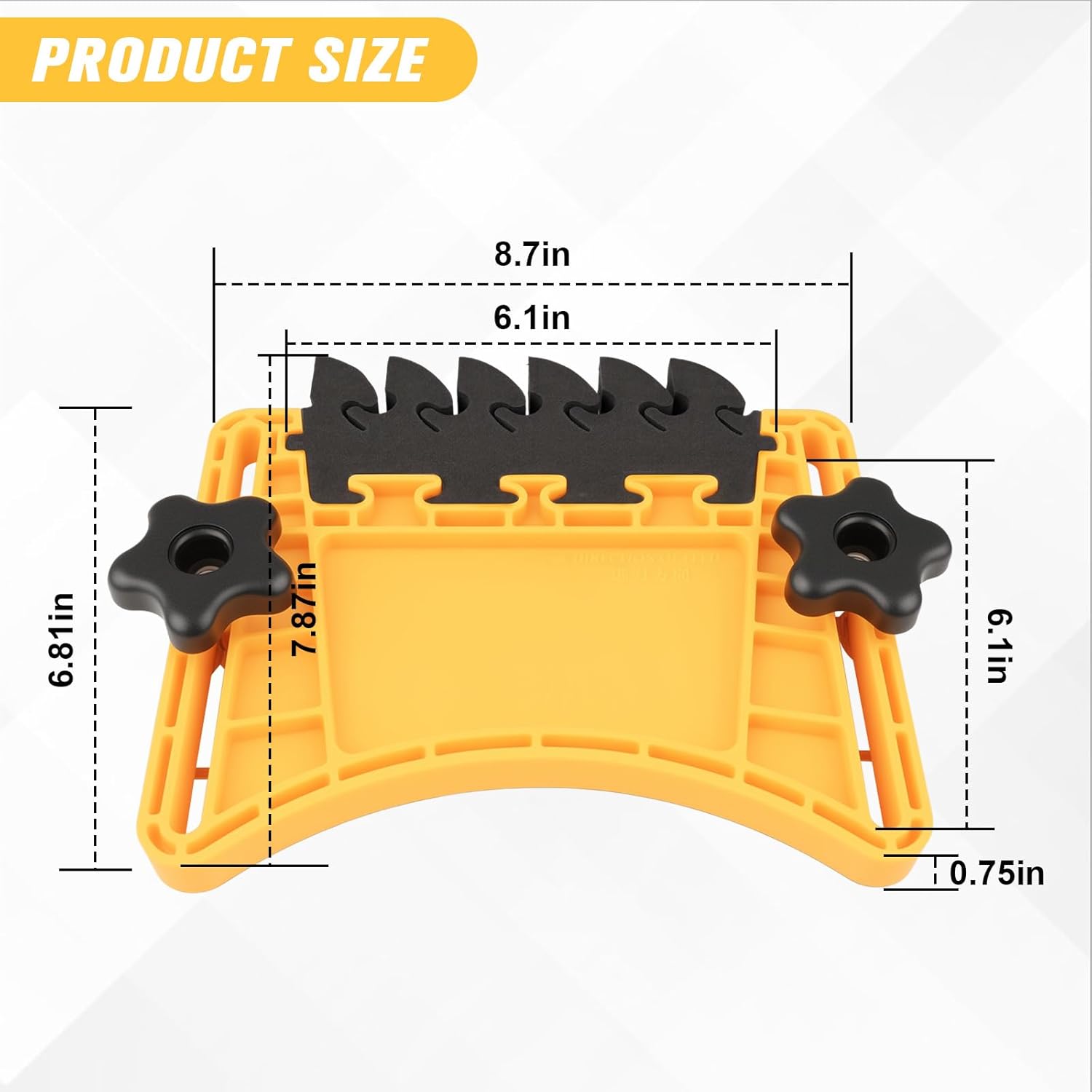 Beaiguna Featherboards for Table Saw, Featherboard Table Saw Safety Accessories to Reduce Kickback for Woodworking, Upgrade EVA Table Saw Featherboard for Table Saw, Band Saws and Router Tables