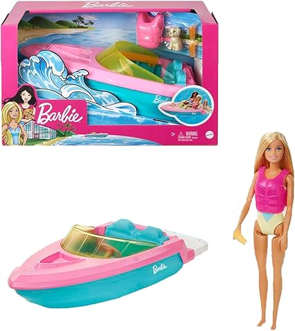 Barbie Muñeca y Barco Mattel GRG30
