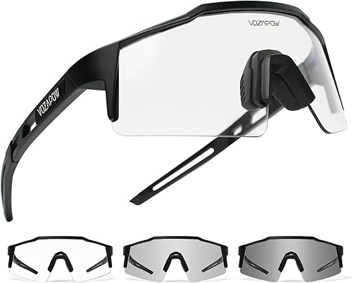 Gafas de sol deportivas polarizadas para hombres y mujeres, gafas de sol ligeras para correr, 4 lentes para béisbol, ciclismo, conducción