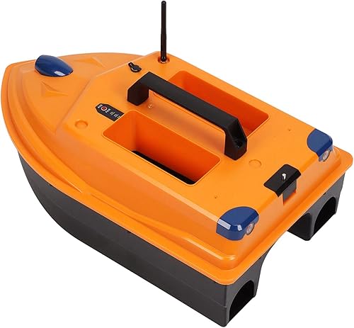 Sanpyl Barco de cebo de pesca con control remoto, buscador de peces GPS RC Bait Boat Control remoto inteligente Nesting Boat One Key Return