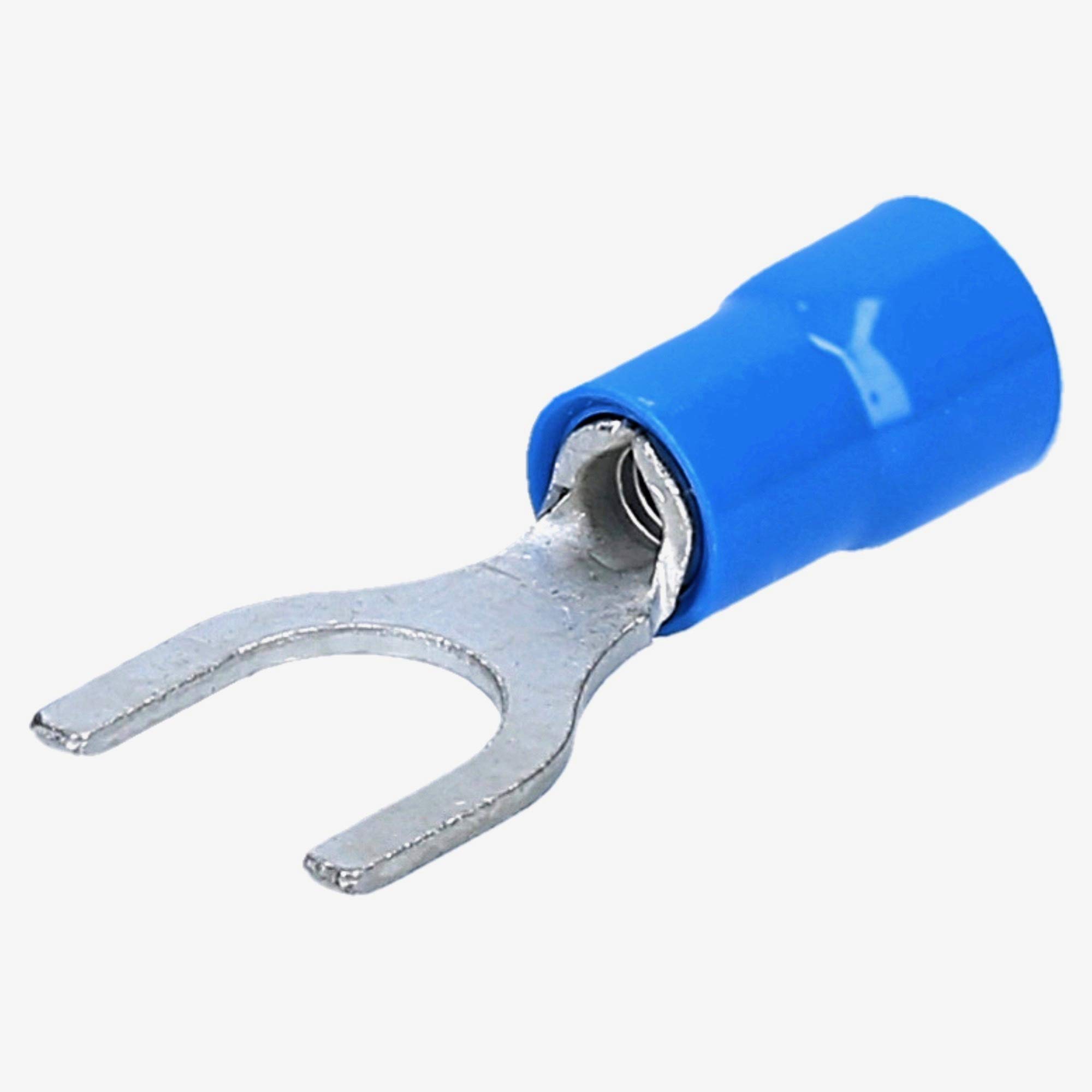 Kalitec - 360 Terminales de Cable Horquilla Aislados, M4-M8, 0,25-6 mm² | Conector de crimpado de cobre para instalaciones eléctricas en coche y hogar. Terminales de presión de alta conductividad.