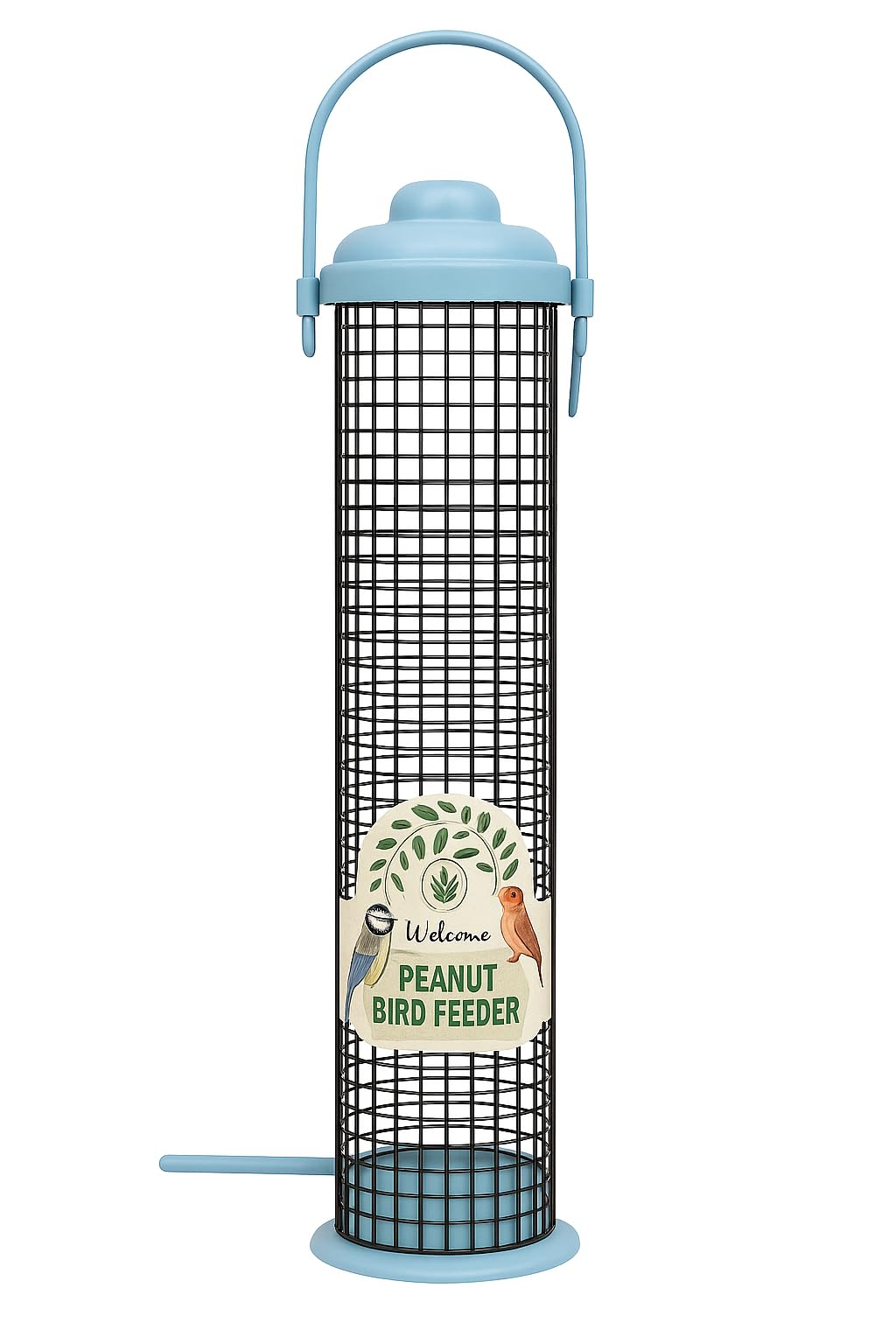 Hanging bird feeder Peanut (Blue, 35cm)