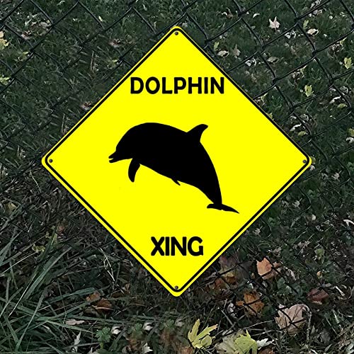 Plaque dauphin Xing en métal rétro de qualité supérieure pour façade