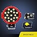 Nilight - 15023FR-B Led Light Bar 2PCS 7