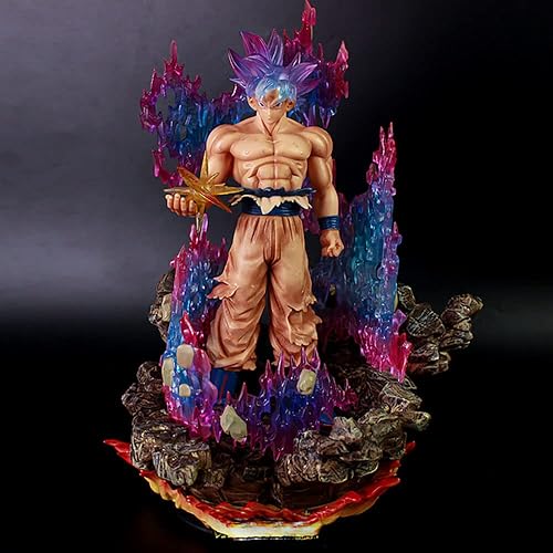 DBZ Ultra Instinct Goku Hair Figura de acción de PVC Figura de juego Anime - Crea tu propio mundo heroico