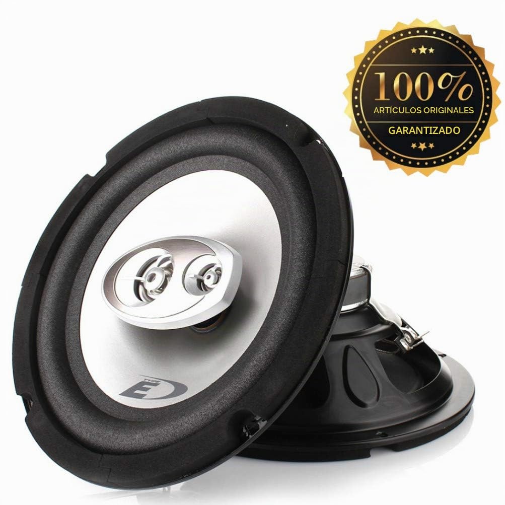 2 Altavoces coaxiales de 3 vías Compatible con Alpine SXE-2035S 20.00 cm 200 mm 8" 45 vatios rms 280 vatios máx 4 ohmios 90 db spl Coche, por par
