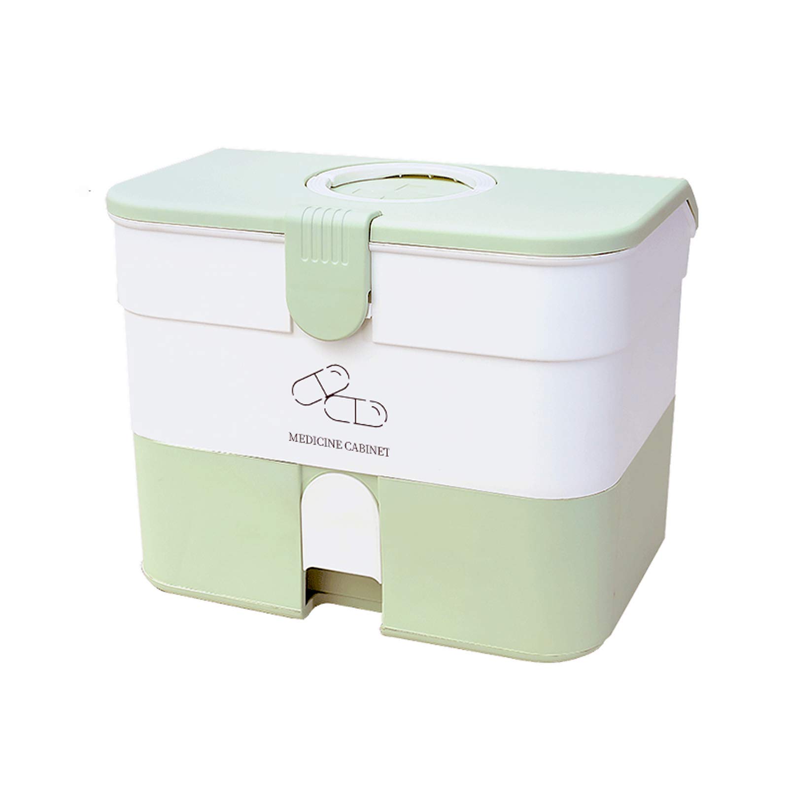 Botiquín de primeros auxilios familiar, botiquín portátil de almacenamiento, botiquín, botiquín de primeros auxilios, caja de almacenamiento de medicamentos for píldoras portátil, contenedor