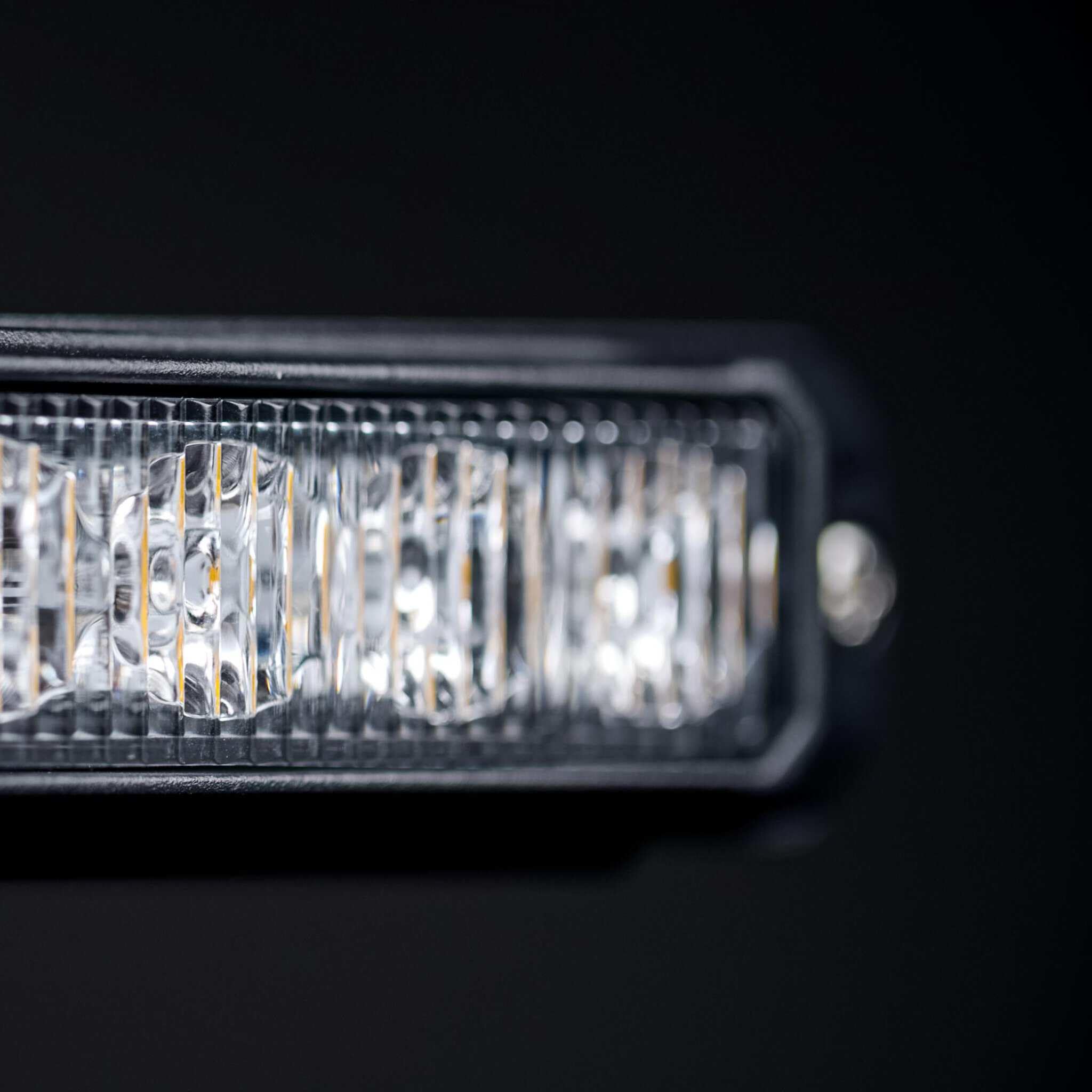 OptiFlux Amber lampa ostrzegawcza LED, 6 diod LED