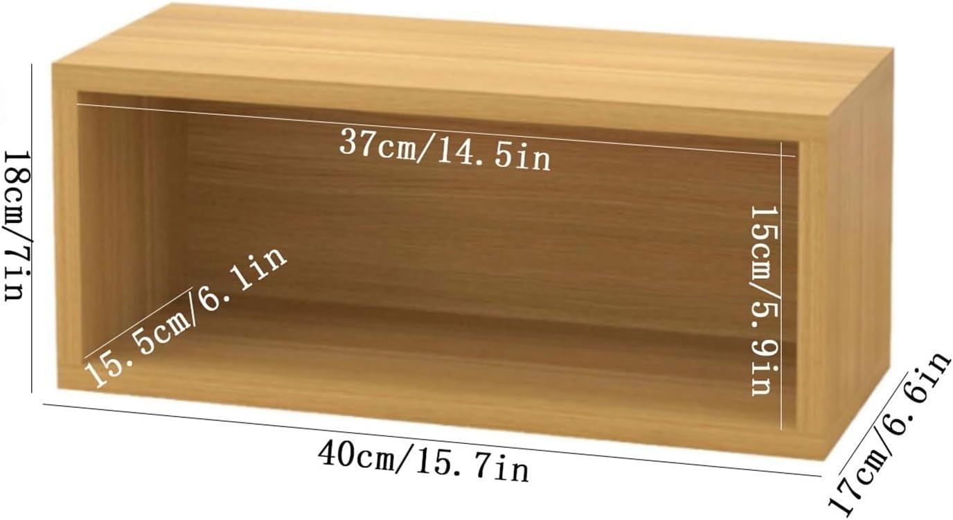 Organizer Multi-functional Wooden CD Record Storage Rack for Tabletop Living Room Bedroom Holder