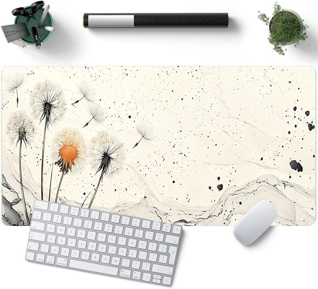 Générique Xlccaioo Fleur Gaming Tapis De Souris XXL 100x50cm XC-2537
