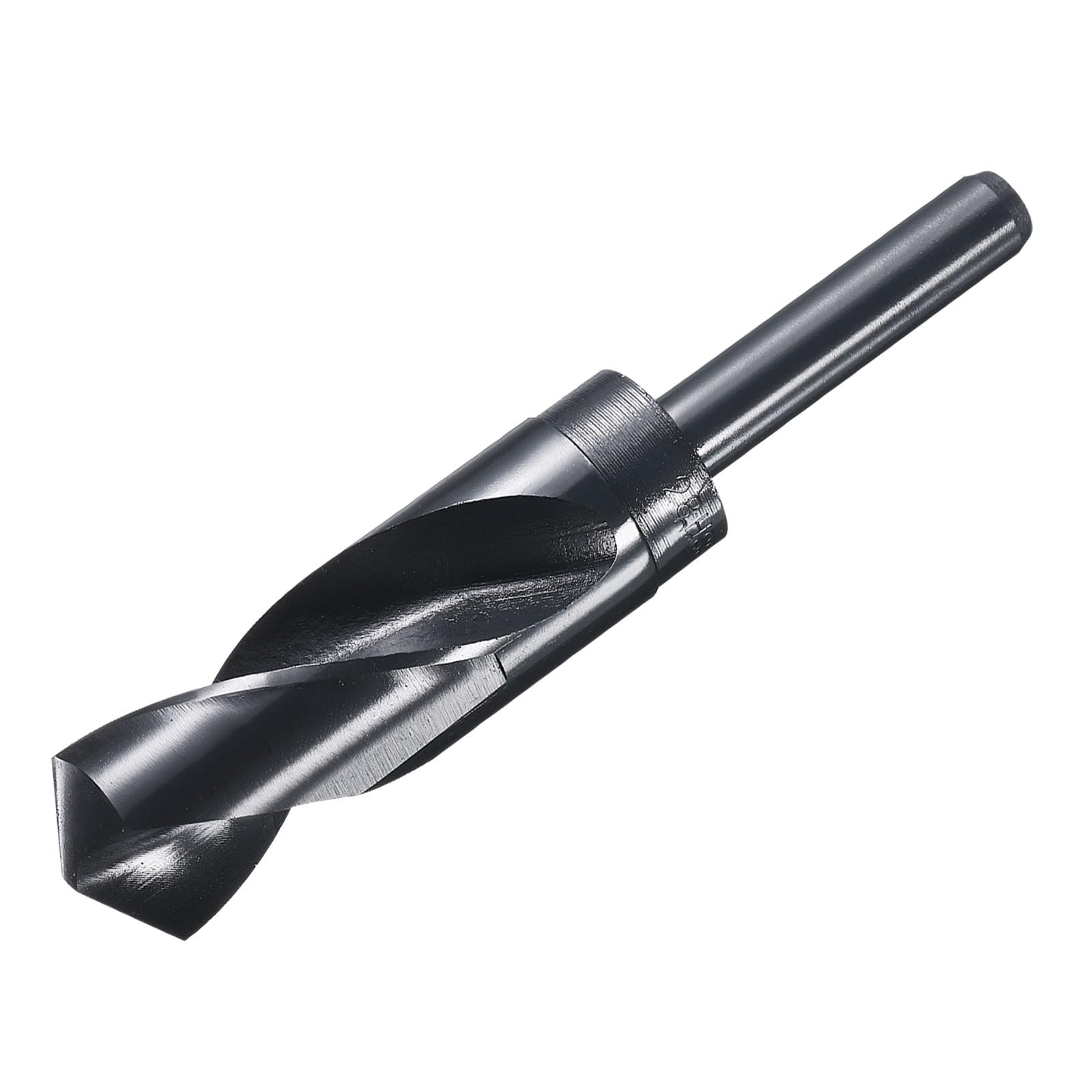 uxcell 28mm Drill Bit 1/2" Reduced Shank 4341 High-Speed Twist HSS Nitriding Black 135° for Light-Duty Soft Metal Aluminum Alloy Wood Plastic