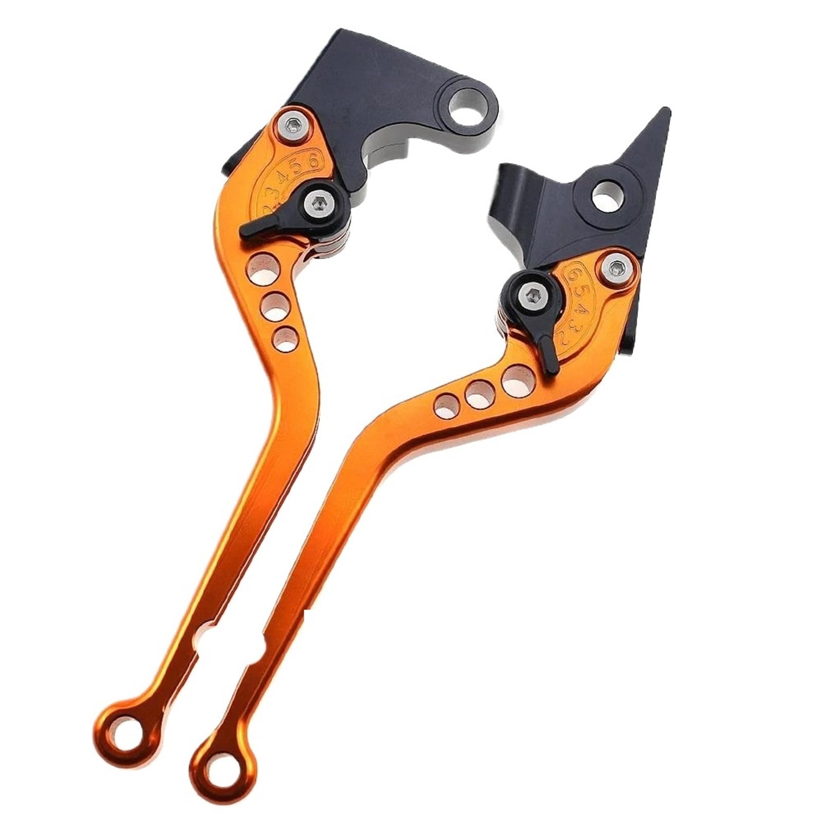 Brake Clutch Levers For CB500F For CB-500F For CB-500 F For CB 500F For CB 500 F 2022 Motorcycle Short Long Brake Clutch Levers(Long Orange)