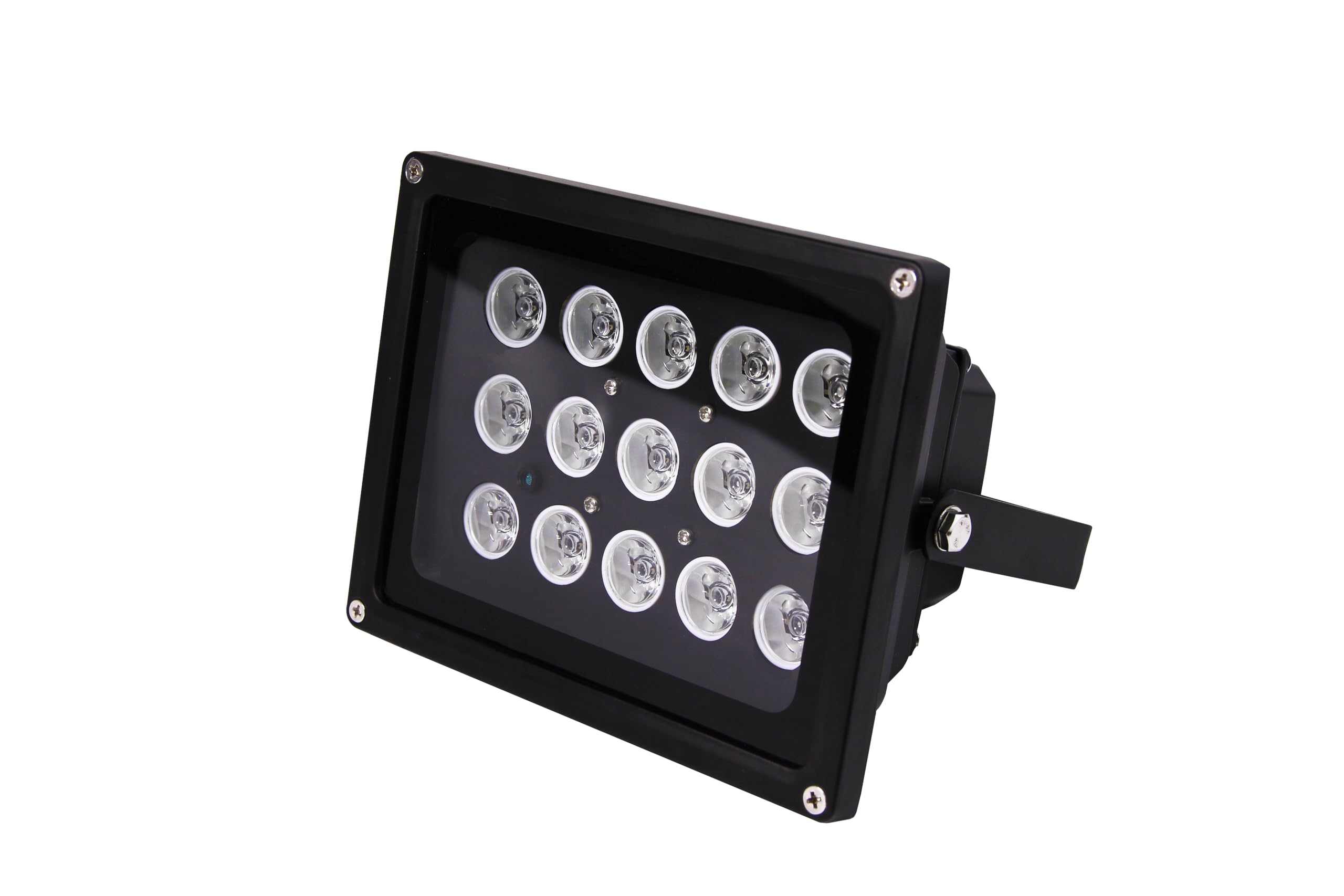 INSTAR IN-907 mit unsichtbaren 940nm Infrarot LEDs - sehr starker Scheinwerfer Spotlight Flutlicht (940nm unsichtbare LEDs, 60 Grad) in schwarz