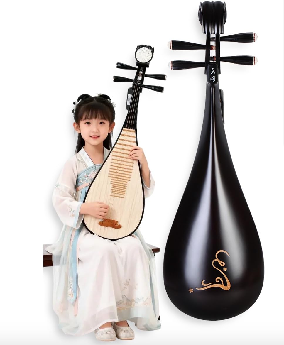 Pipa für Kinder schwarze chinesische Streichinstrumente