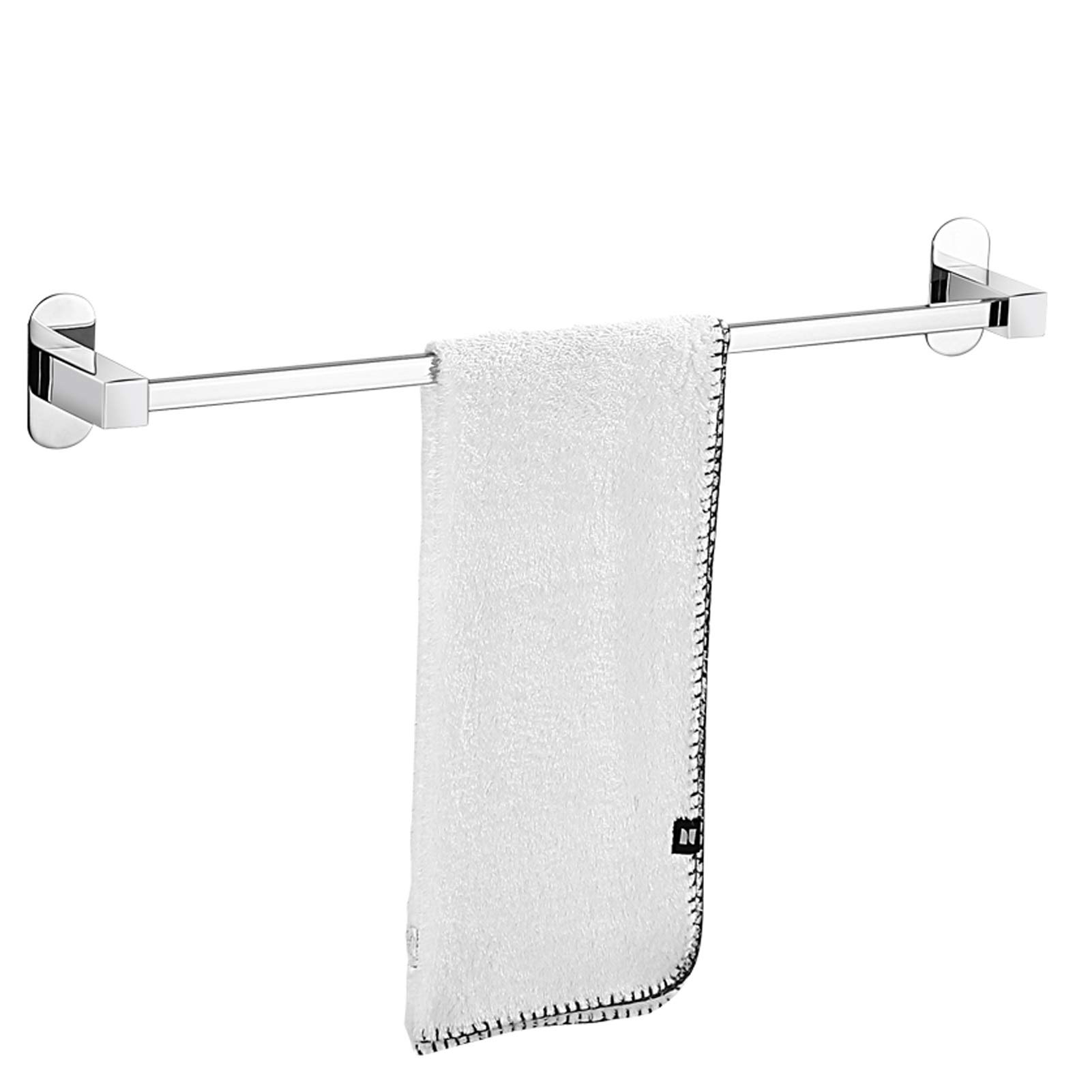 Toallero de pared de acero inoxidable de 80 cm para baño y cocina