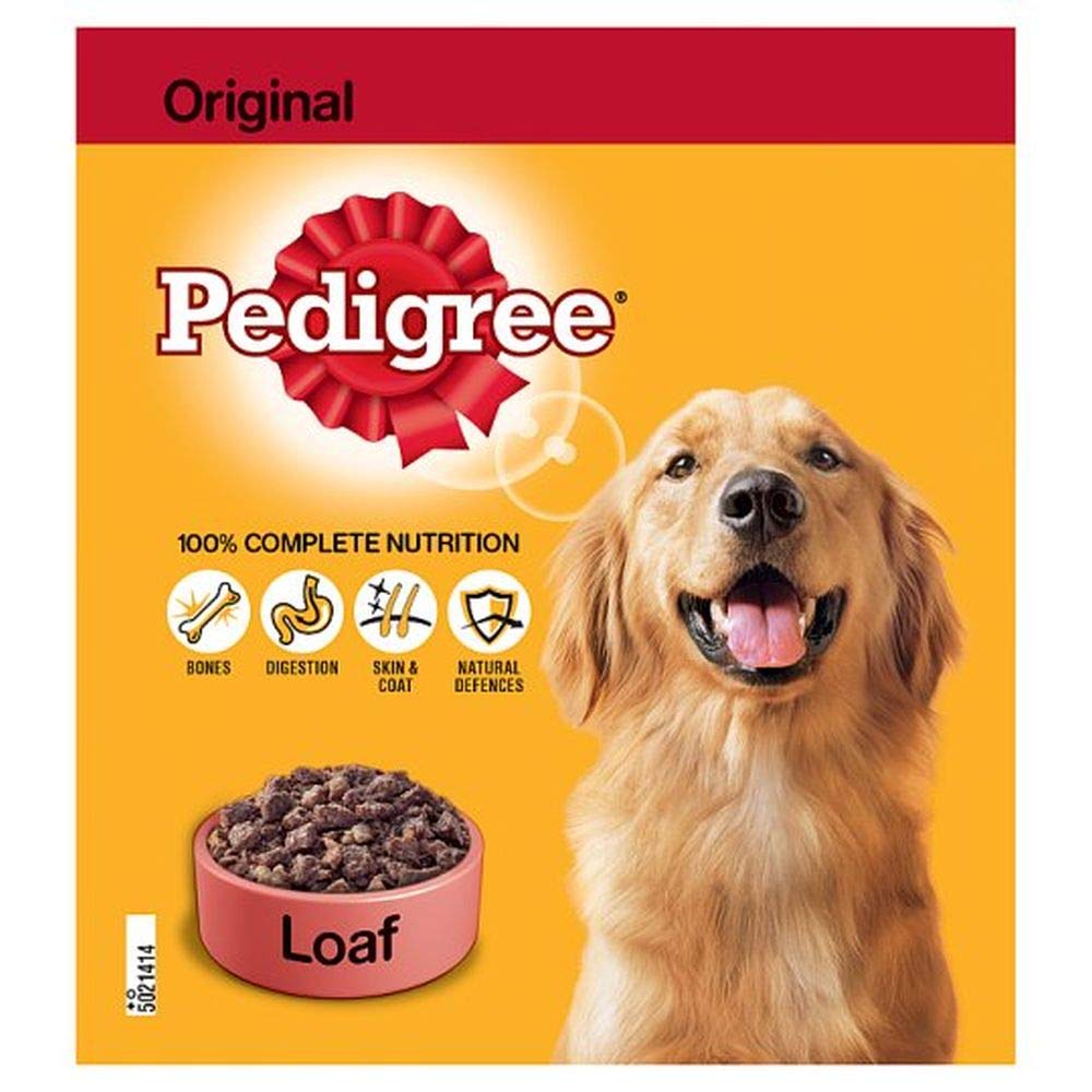 Pedigree Dog Food Can Original in Loaf, 400g