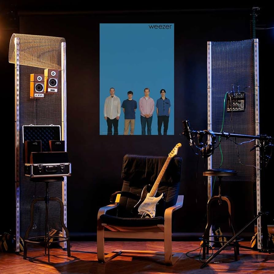 Amazon.com: Weezer - Blue Poster - Officially Licensed