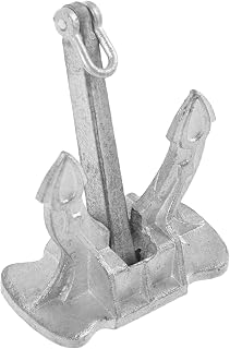 Scale Model Ship Anchor for Rc Boats, Steel Silver Accessory | Smooth Polished Finish, Easy Installation, Static Display Use, Hobbyists and Collectors, Model Ship Projects