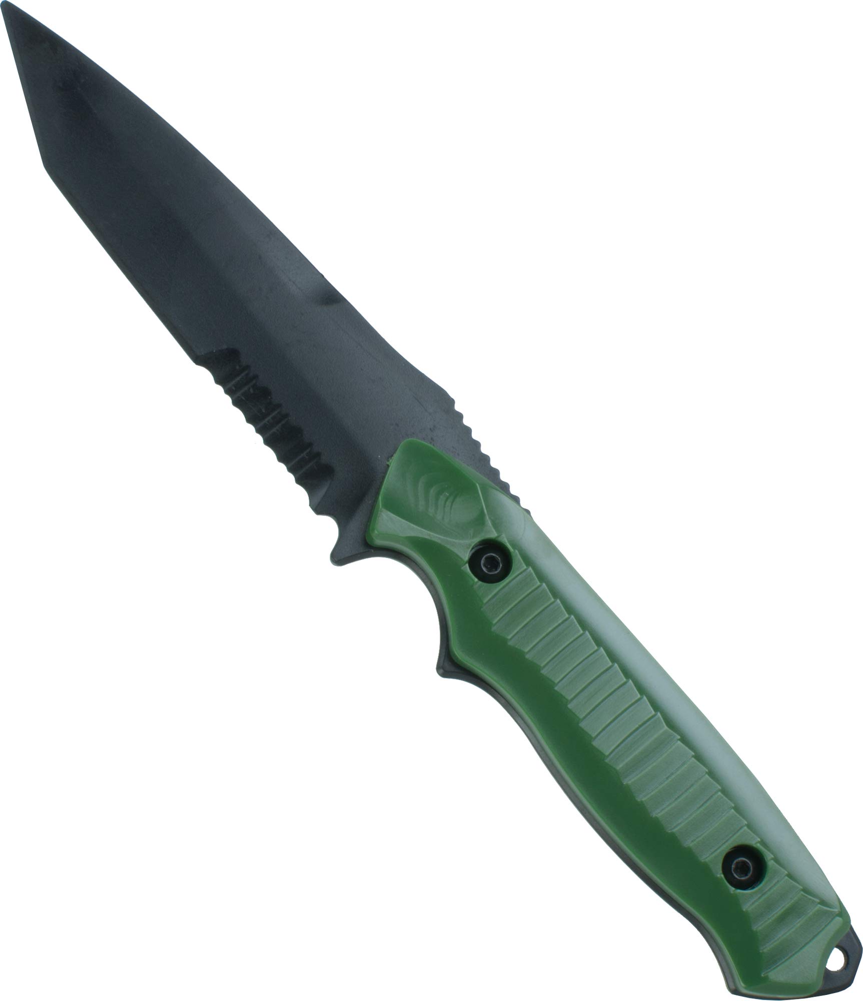 Evike - S&T Aggressor 141 Type Rubber Practice Tool w/Hardshell Sheath Airsoft Movie Prop - OD