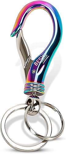 Llavero de comercio con 2 llaveros, llavero de coche resistente para oficina y escuela, para hombres y mujeres.