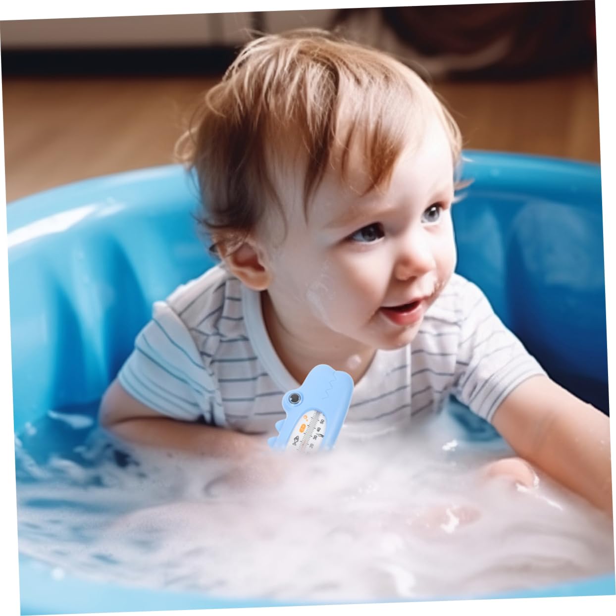 Yardwe Termómetro De Agua De Dibujos Animados Temperatura Del Baño Del Bebé Bañera Termómetro De Temperatura Del Agua Del Baño Termómetro De Estanque Páginas 2 Piezas X 4