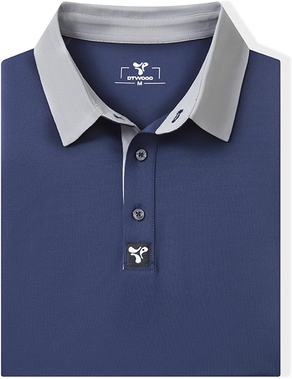 Men' s Golf Shirts Short Sleeve Performance Moisture Wicking Dry Fit Solid Casual Pique Golf Polo Shirts for Men