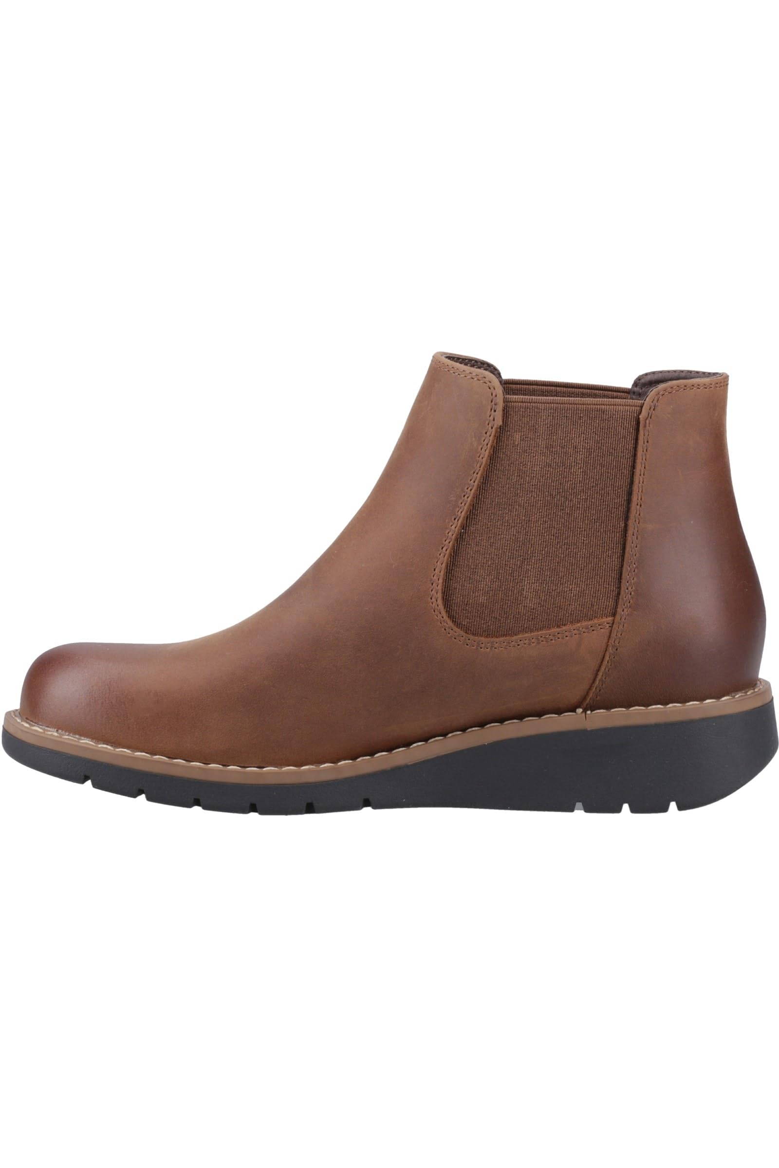 Hush Puppies - Women's - Ankle Boots - 5 - Brown - Leather