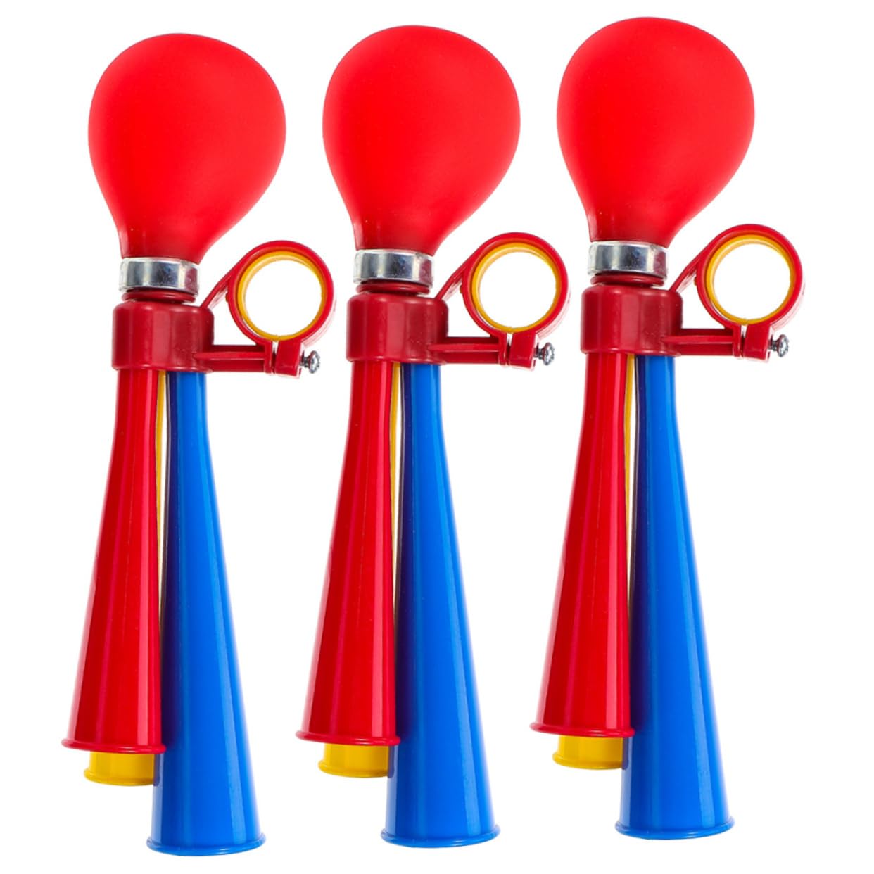 Mipcase 3pcs Bike Air Horns Safety Road Bicycles Teenagers Bikes Handlebar Horns for Adults Random Color