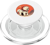 Vista 1 de Chow Chow Mars Funny Dog Astronaut PopSockets MagSafe PopGrip for iPhone