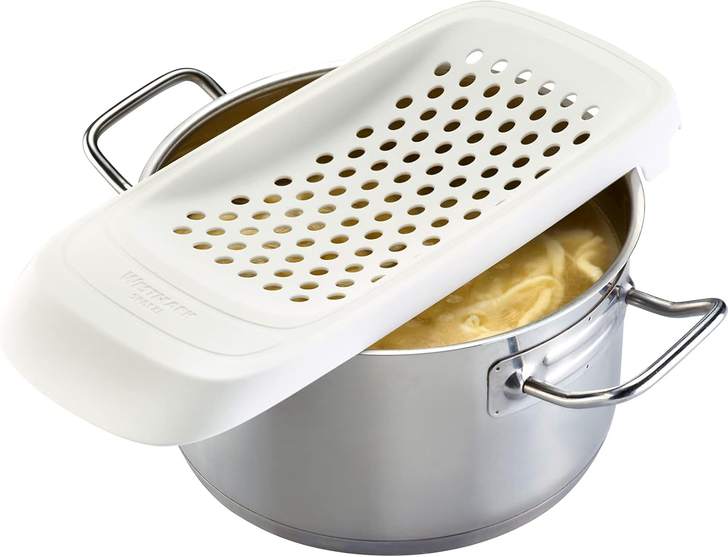 Westmark Spatzl 611322E6 Spätzle Grater with Gallant Slotted Spoon Stainless Steel Not Specified