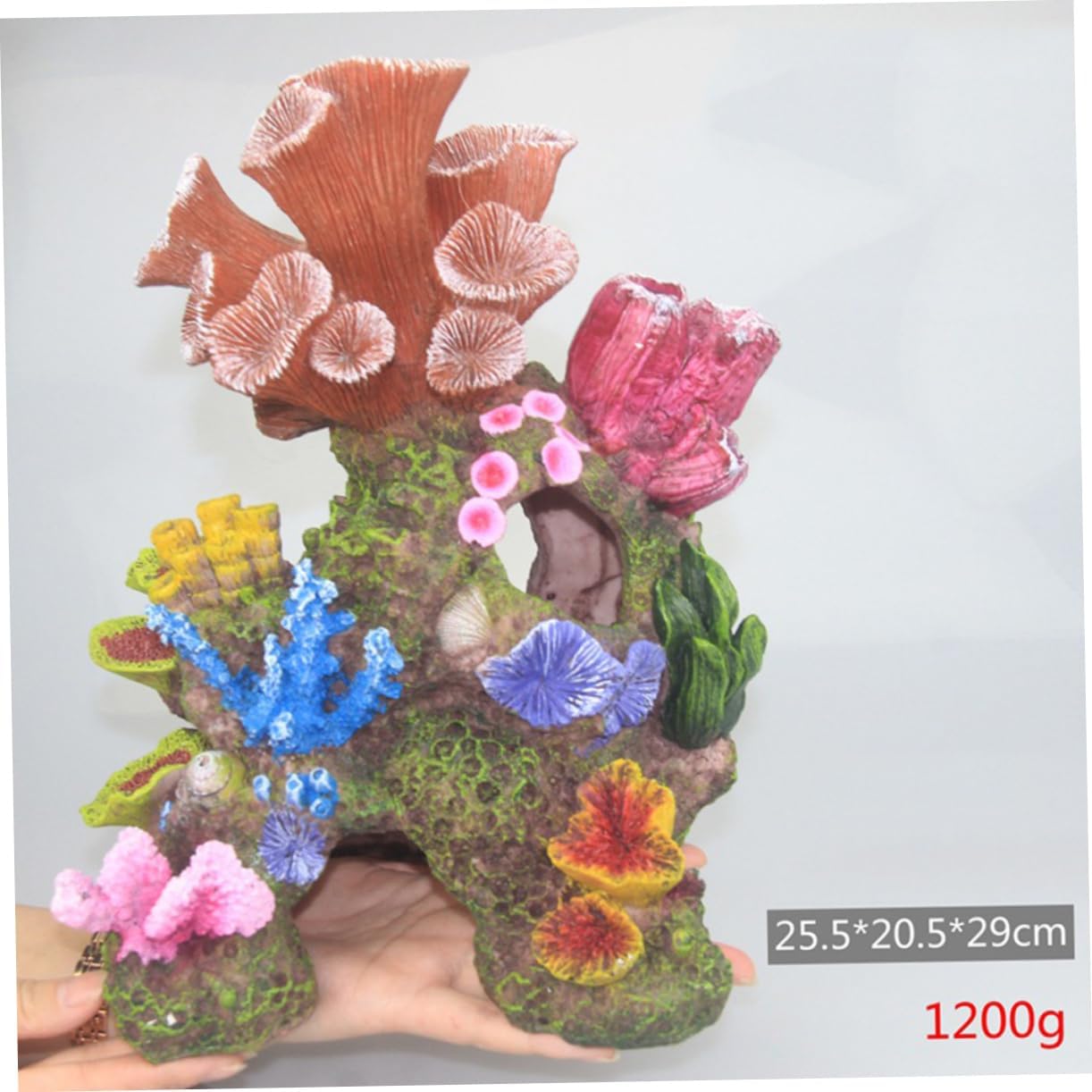 VANZACK Elegant Aquarium Fish Tank Decor Fake Coral Reef Reef Landscape Artificial Fish Tank Landscape for Home