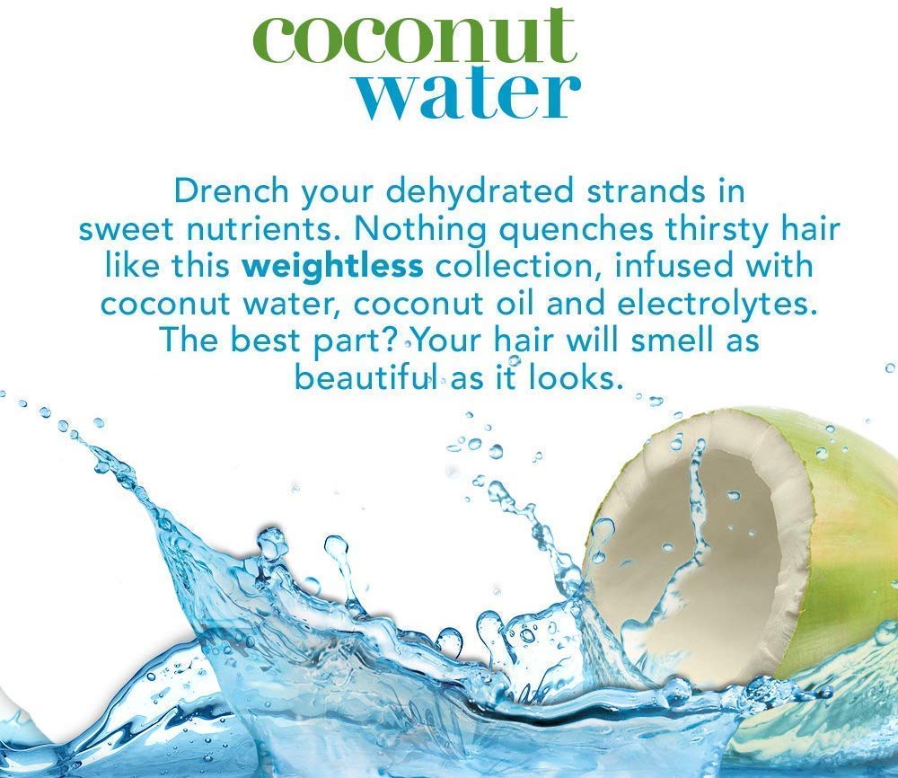 OGX Weightless Hydration Coconut Water Shampoo & Conditioner Combo