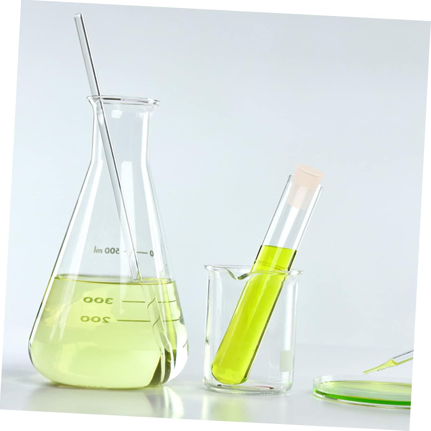 Holibanna 50pcs Tapered Flask Stopper Bottle Sealing Plugs Lab Plug Test Tube Sealing Rubber Stopper for Science