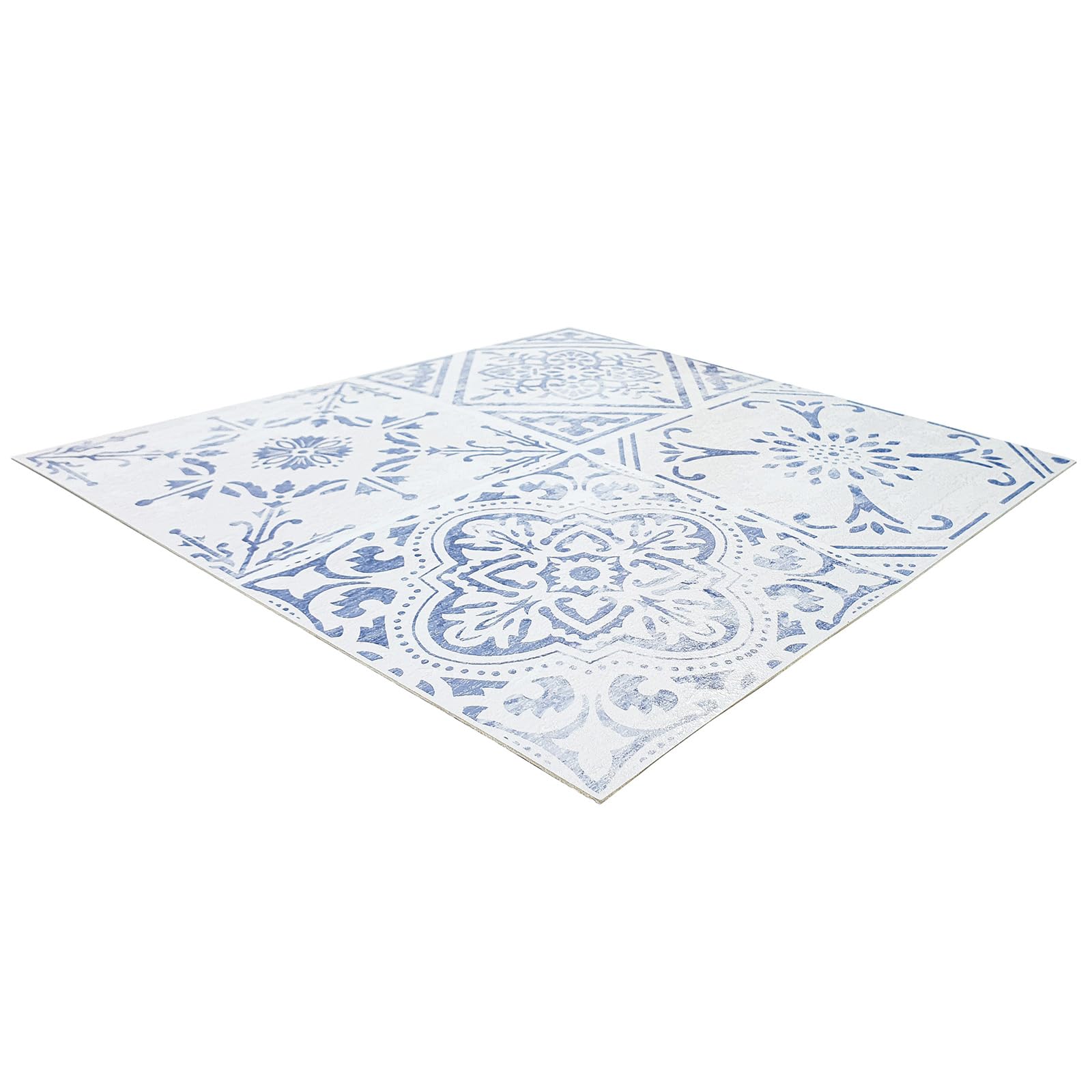 Selbstklebende Bodenfliesen 30,5x30,5 cm | PVC Bodenbelag wasserfest und pflegeleicht | Klebefliesen Boden für kreative Gestaltung | Dekorfliesen für Zuhause | Vintage Kacheln Retro 2m² – 22 Stück