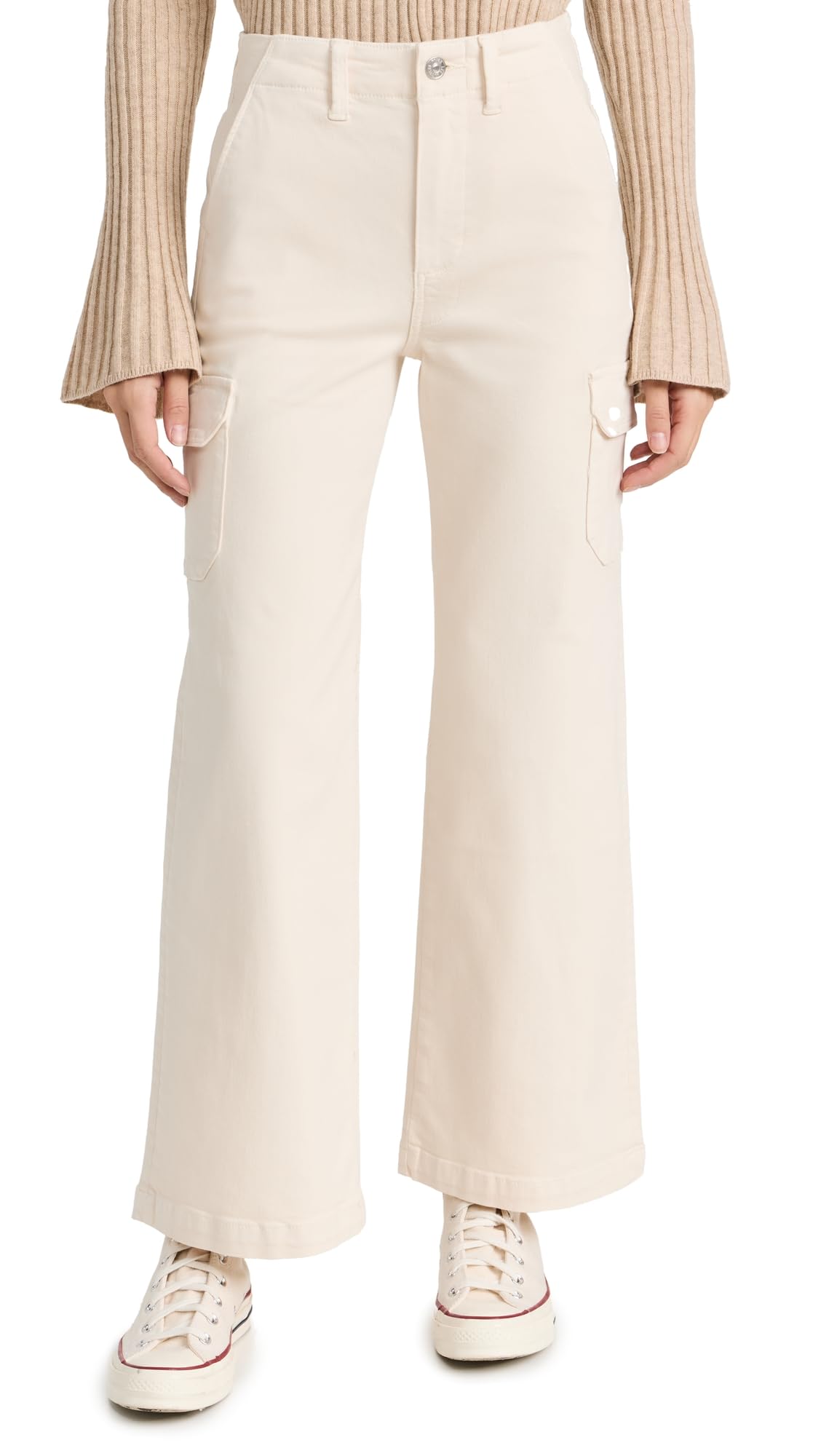 PAIGE Women's Carly Jeans with Cargo Pockets